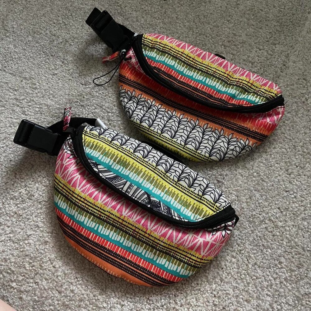 NWOT Colorful Fanny Pack (bottom one only)